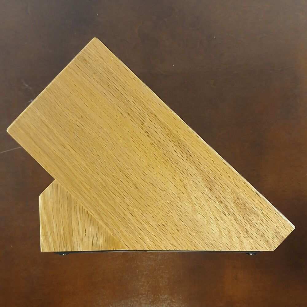 CUTCO Homemaker 18 Slot Wooden Knife Block Holder USA Made Countertop Storage - Picture 3 of 6